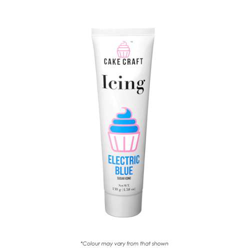Buttercream Decorating icing - Electric Blue - Click Image to Close